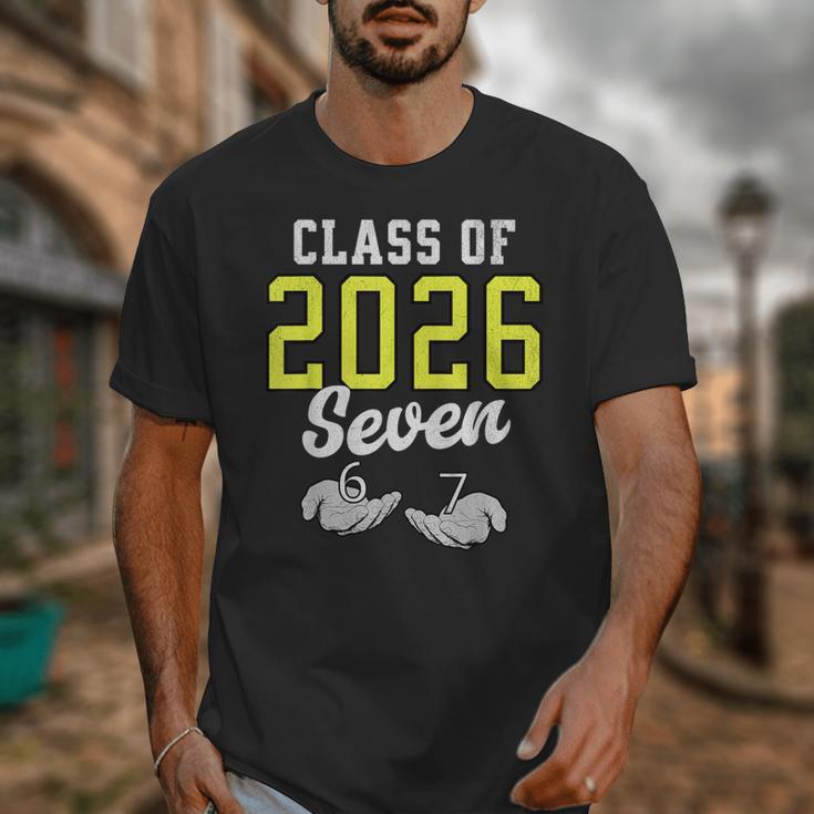 Class Of 2026 Six Seven Senior Yellow Graduation 6 7 Unisex T-Shirt