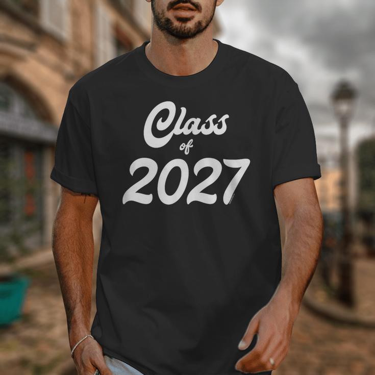 Class Of 2027 Graduation School Spirit Her Senior Class Unisex T-Shirt