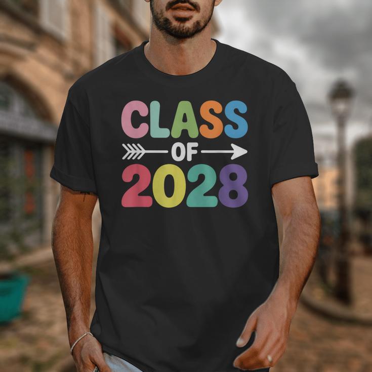 Class Of 2028 Colorful Graduation Unisex T-Shirt