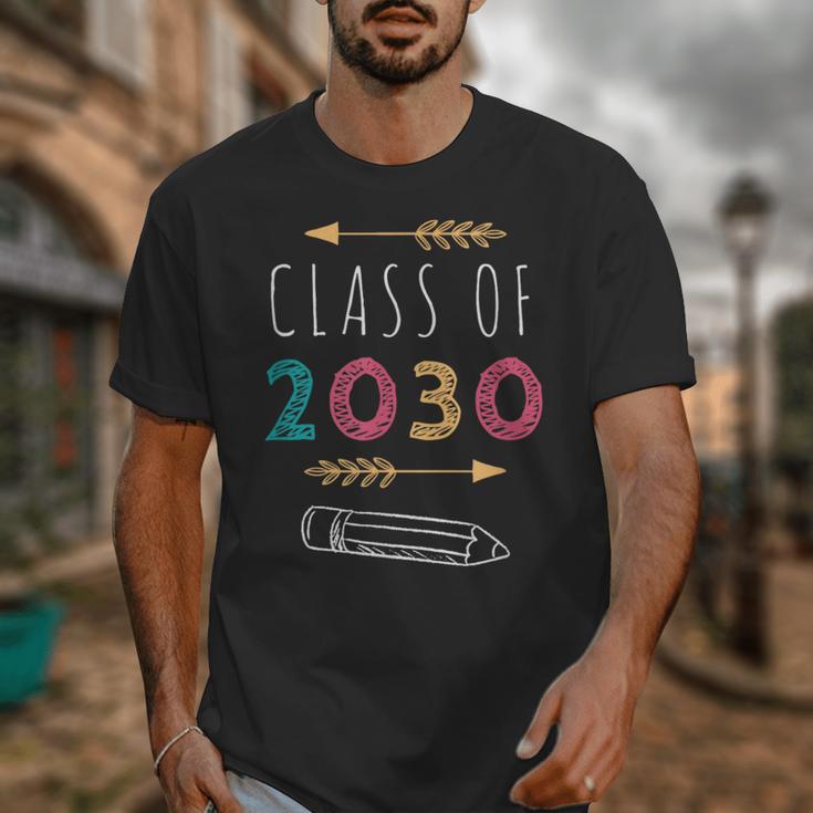 Class Of 2030 Grow With Me 2nd Grade Graduation Unisex T-Shirt