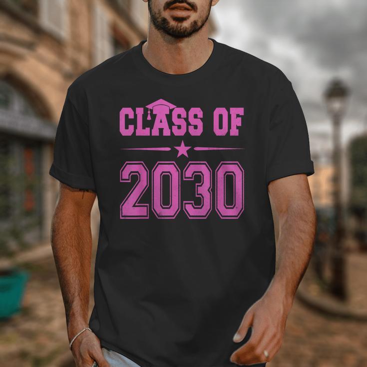 Class Of 2030 Pink Girls Shirt Graduation Unisex T-Shirt
