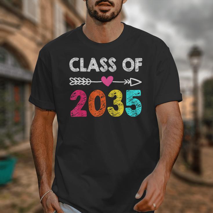Class Of 2035 Kindergarten Pre K Grow With Me Graduation Unisex T-Shirt