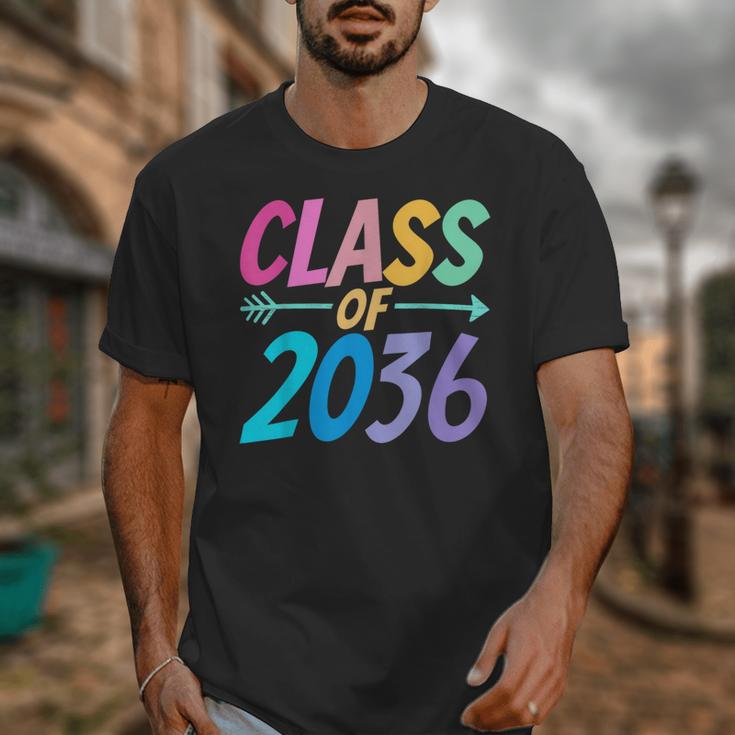 Class Of 2036 First Day Kindergarten Grow With Me Graduation Unisex T-Shirt