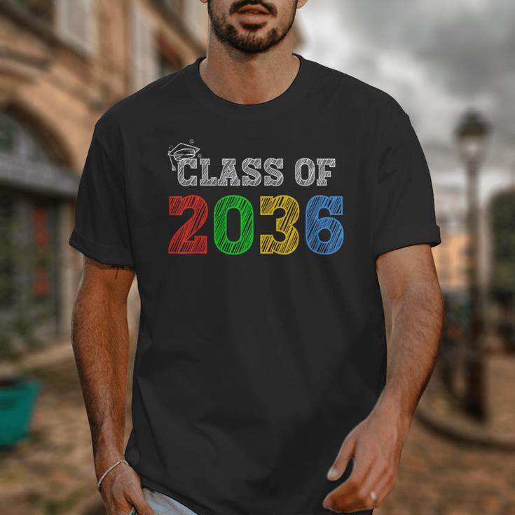 Class Of 2036 Grow With Me Graduation First Day Of School Unisex T-Shirt