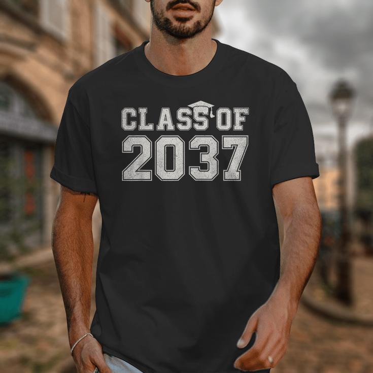Class Of 2037 Kindergarten To Graduation First Day Of School Unisex T-Shirt