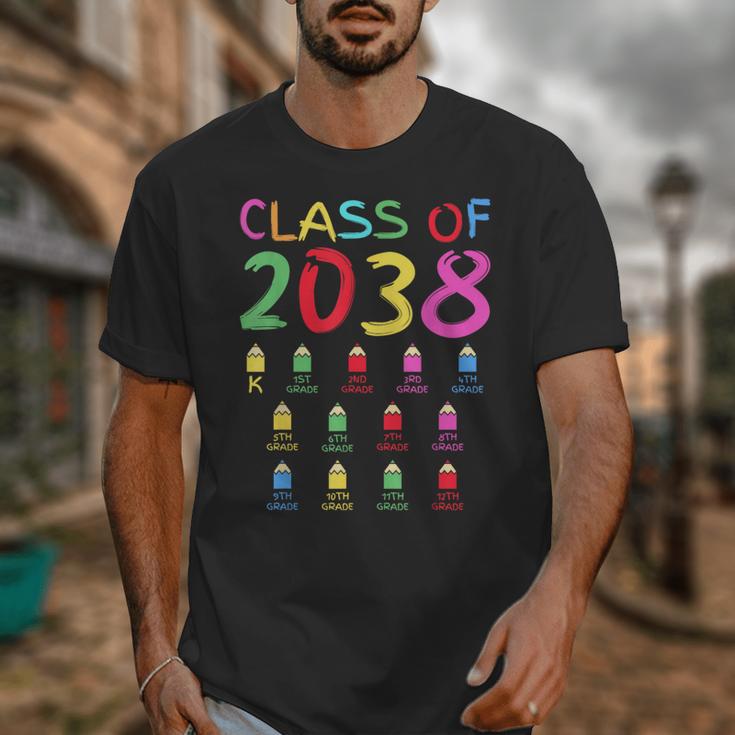 Class Of 2038 Senior Class 2038 Idea Graduation Grow With Me Unisex T-Shirt