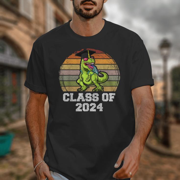 Class Of Dinosaur Apparel 2024 Graduation Graduate Dino Boy Unisex T-Shirt
