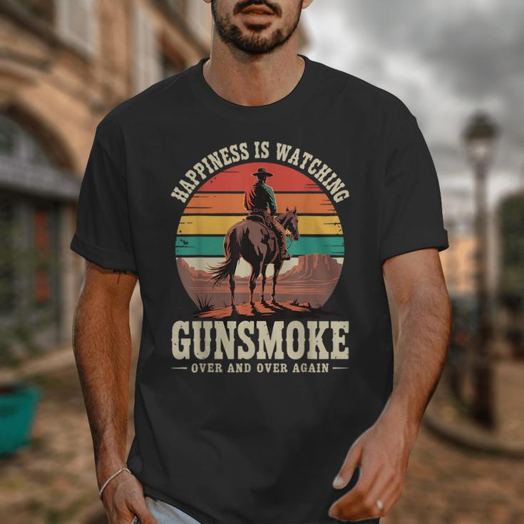 Classic Western Nostalgia Cowboy Sunset Unisex T-Shirt