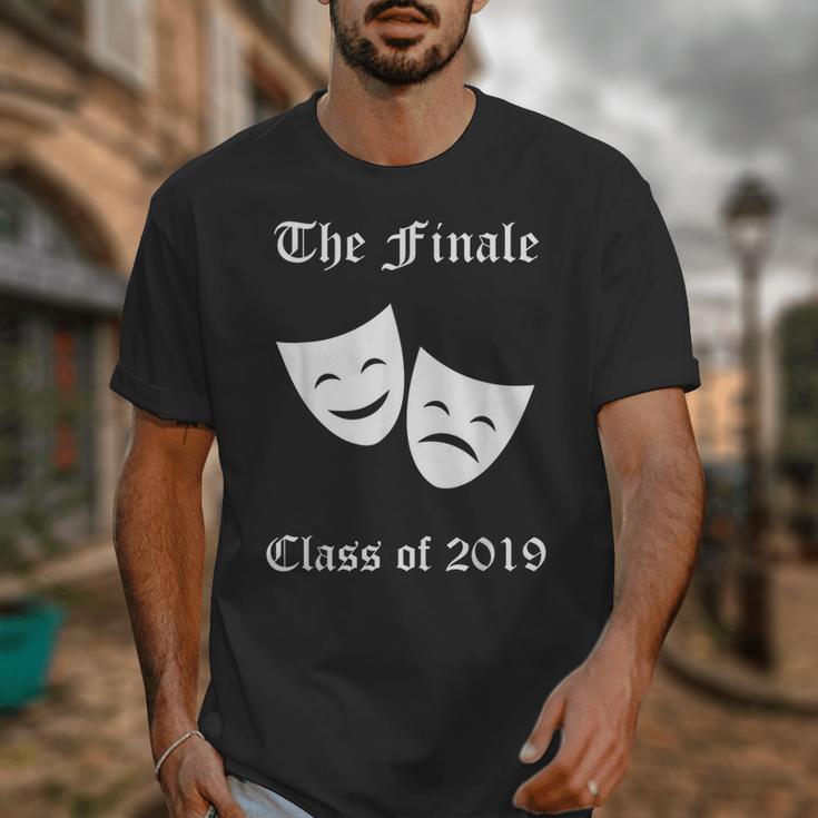 Cool Theater Graduation Tshirt Tragedy And Comedy Masks Unisex T-Shirt
