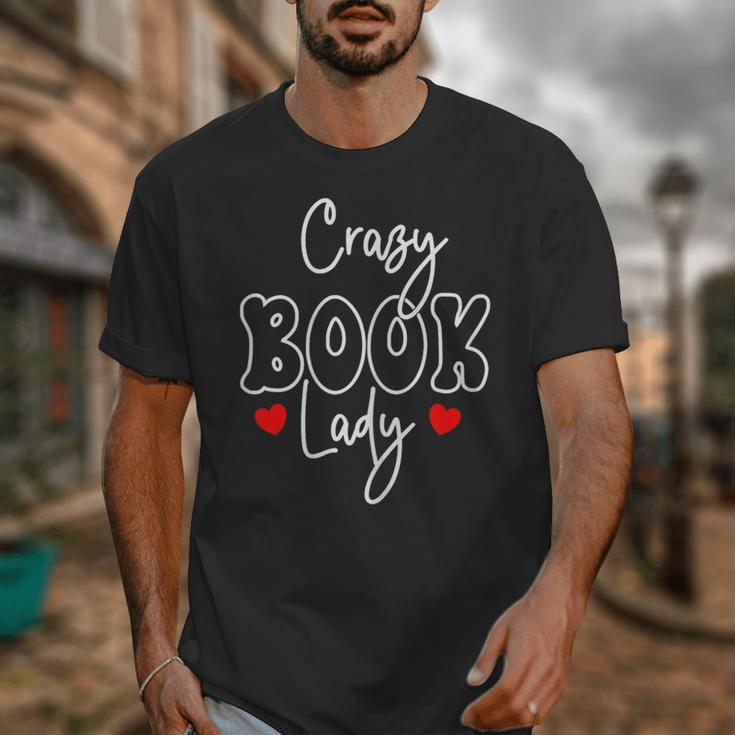 Crazy Book Lady Unisex T-Shirt