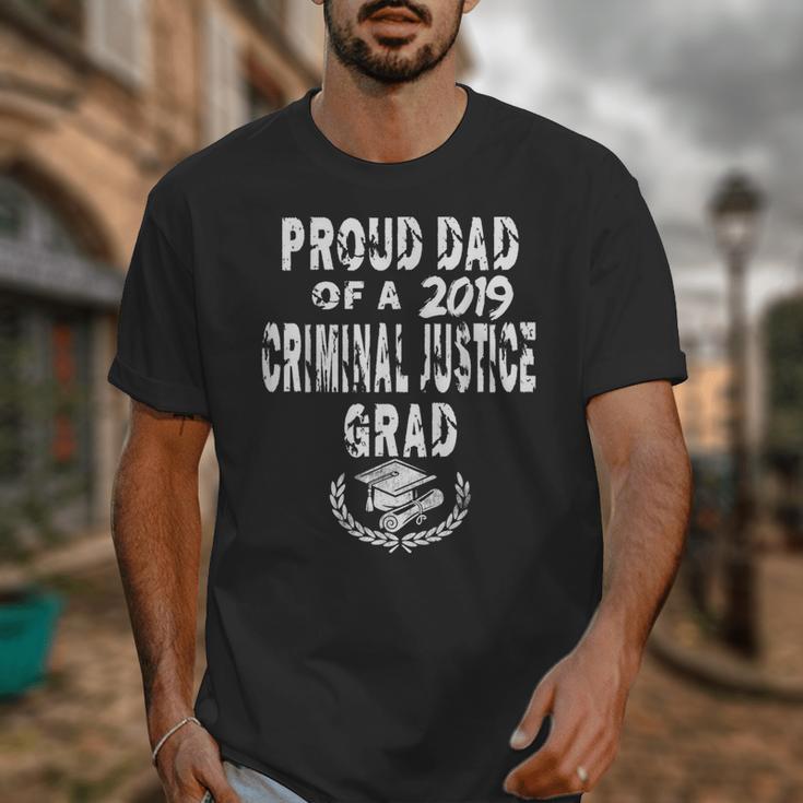Criminal Justice Grad Proud Dad Vintage GraduationShirts Unisex T-Shirt
