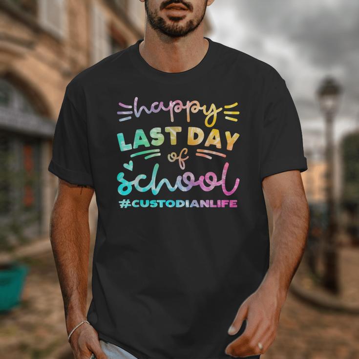 Custodian Life Graduation Day Last Day Of School Tie Dye Unisex T-Shirt