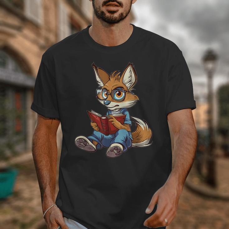 Cute Coyote With Book I Kids Coyote Unisex T-Shirt Cute Coyote With Book I Kids Coyote Unisex T-Shirt