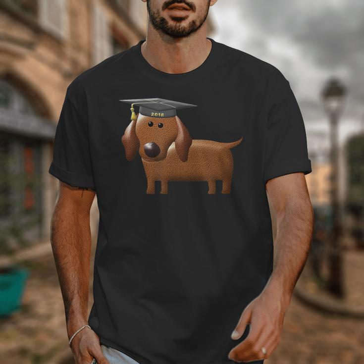 Dachshund Graduation 2018 Dog Graduation Shirt For Men Women Kids Unisex T-Shirt