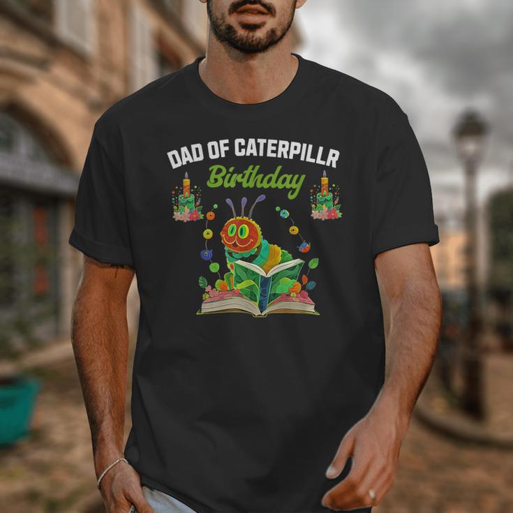 Dad Of Caterpillar Birthday Reading Books Lovers Unisex T-Shirt