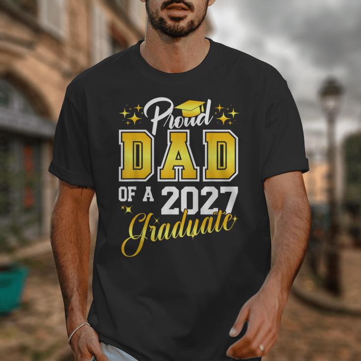 Dad Graduation Senior 2027 Proud Dad Of a 2027 Graduate Unisex T-Shirt