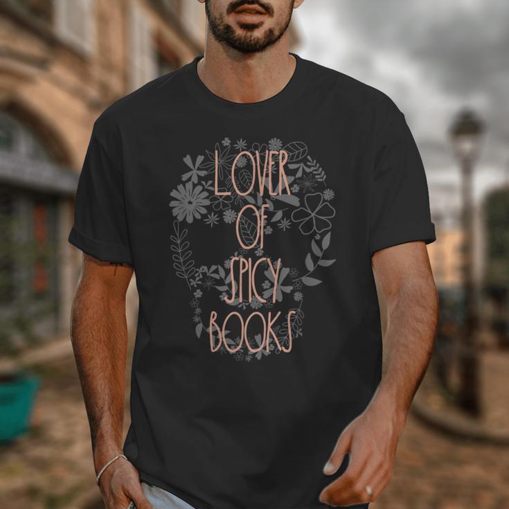 Dark Romance Book Lover Women Read Spicy Books Skeleton Dibs Unisex T-Shirt