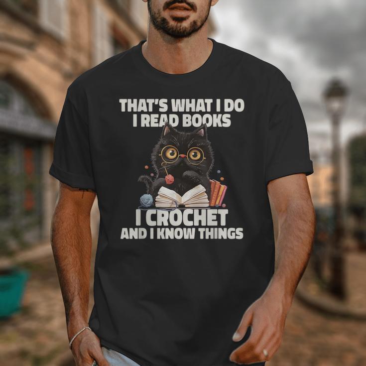 Das Ist Es Was Ich Tue Ich Lese Books Crochet And Unisex T-Shirt