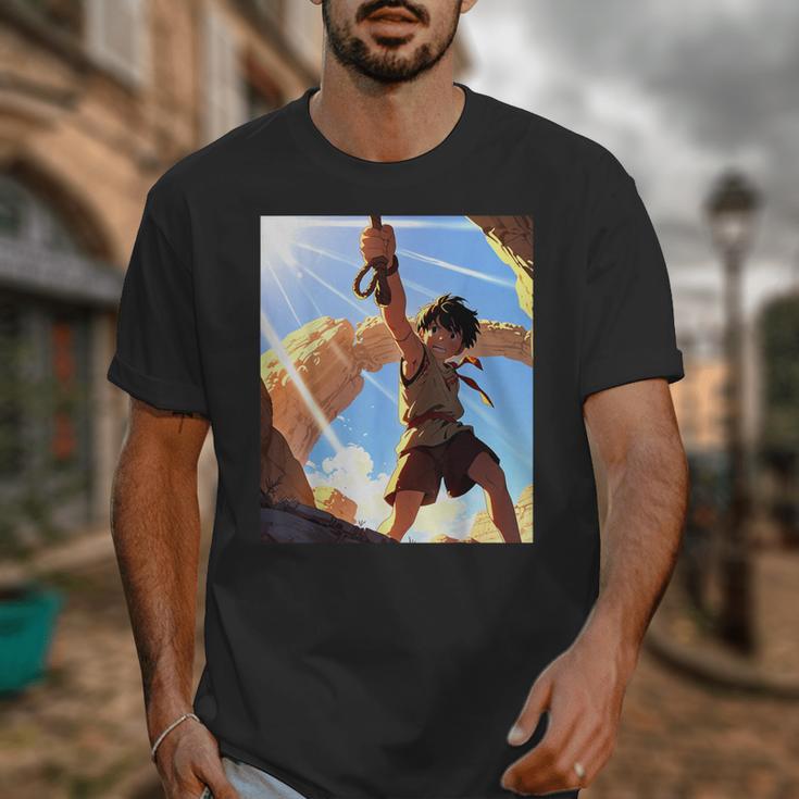David And Goliath Bible Book Samuel King David Anime Manga Unisex T-Shirt David And Goliath Bible Book Samuel King David Anime Manga Unisex T-Shirt
