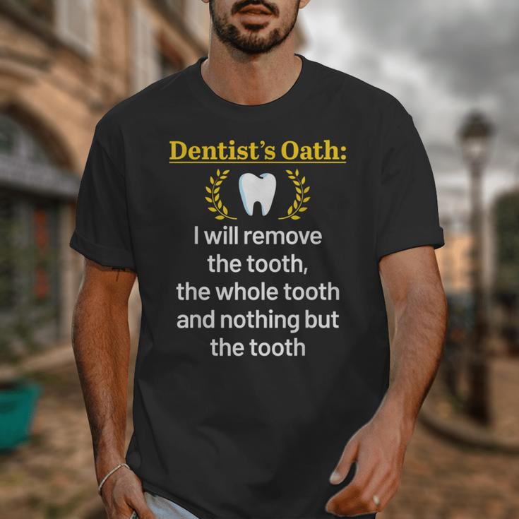 Dentist Dental School Graduation Tooth Oath Dentistry Unisex T-Shirt