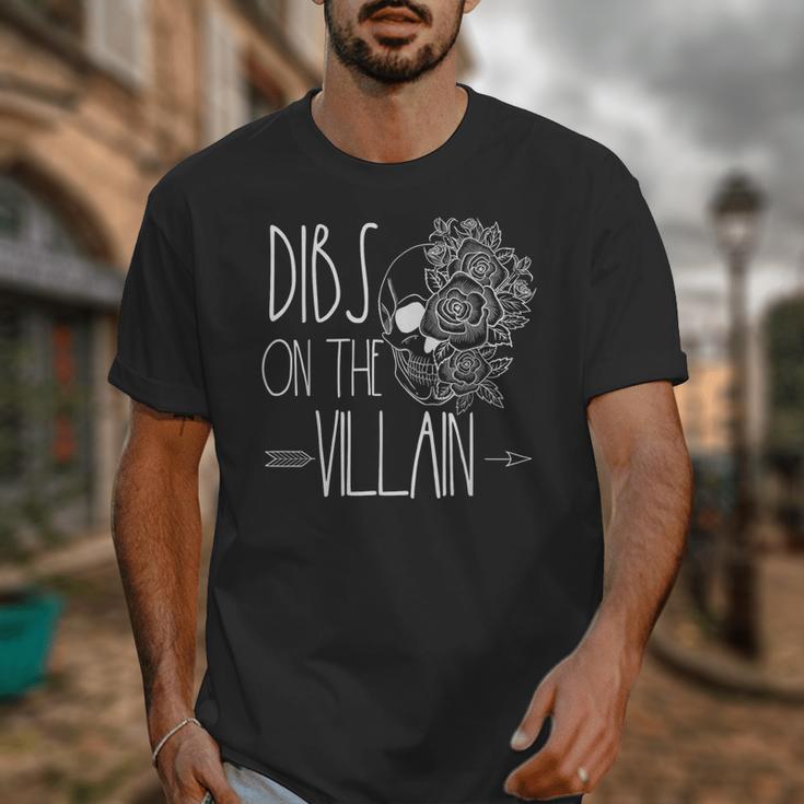 Dibs On The Villain Spicy Books Women Smutty Merch Romantasy Unisex T-Shirt Dibs On The Villain Spicy Books Women Smutty Merch Romantasy Unisex T-Shirt