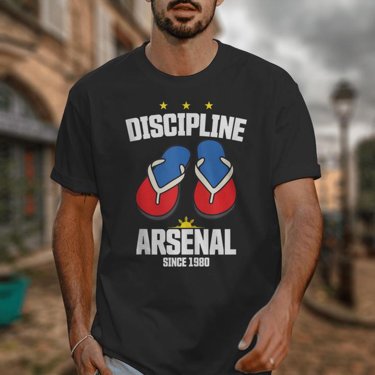 Discipline Arsenal Pinoy Nostalgia Filipino Tsinelas Unisex T-Shirt Discipline Arsenal Pinoy Nostalgia Filipino Tsinelas Unisex T-Shirt