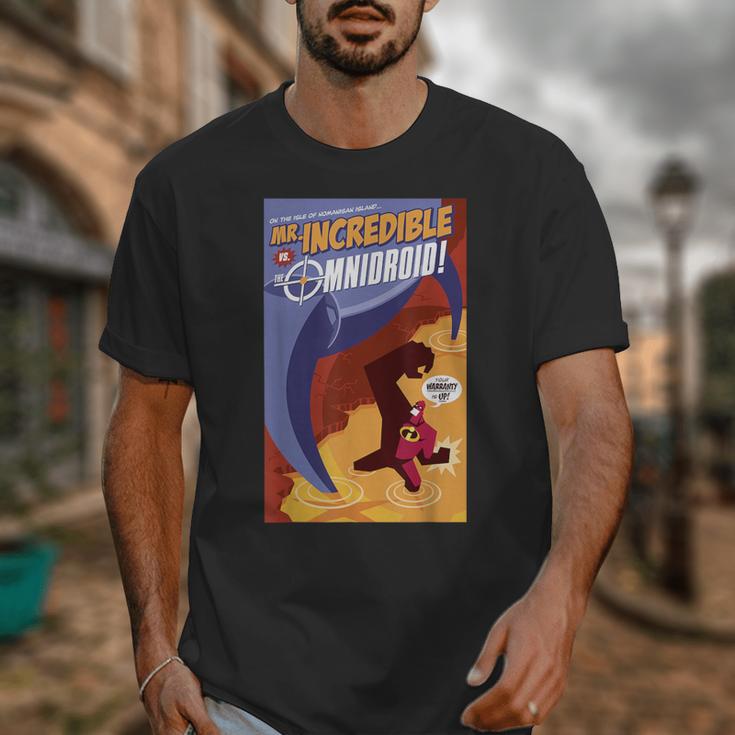 Disney Pixar The Incredibles Omnidroid Comic Book Cover Unisex T-Shirt