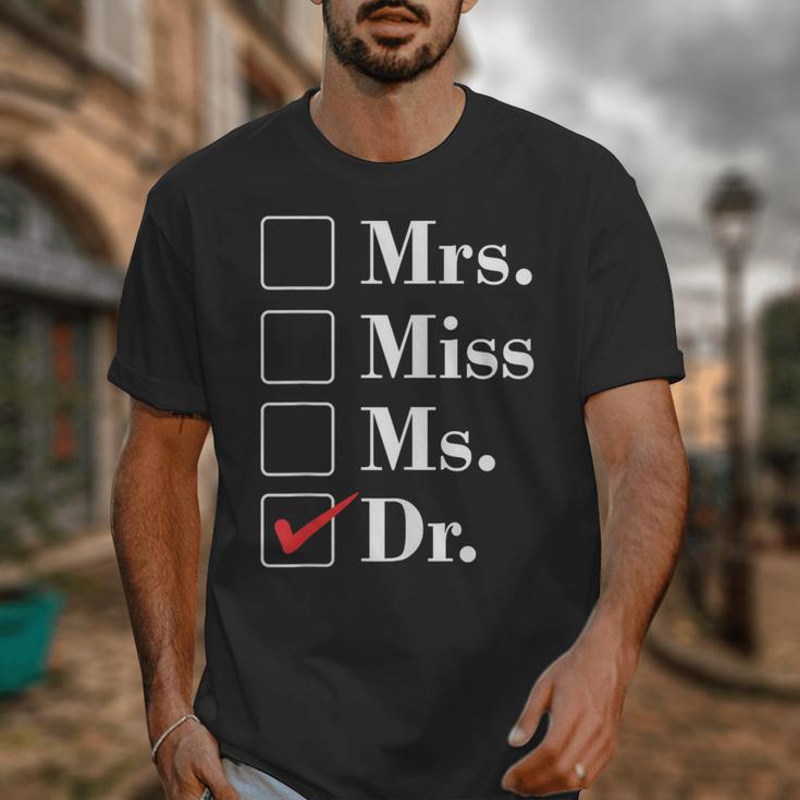 Doctor Graduation Honorific Titles List Unisex T-Shirt