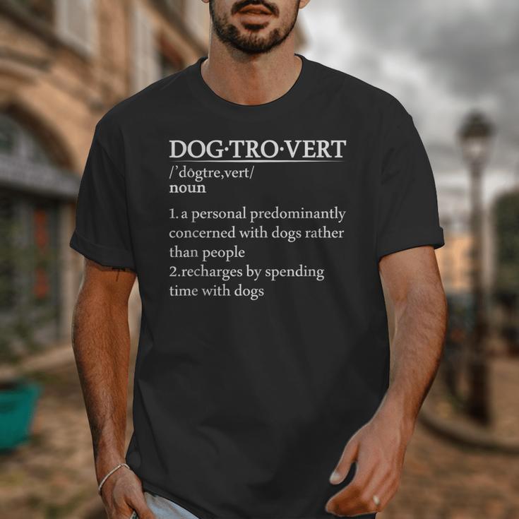 Dogtrovert Definition For Introverts Dog Parents Unisex T-Shirt Dogtrovert Definition For Introverts Dog Parents Unisex T-Shirt