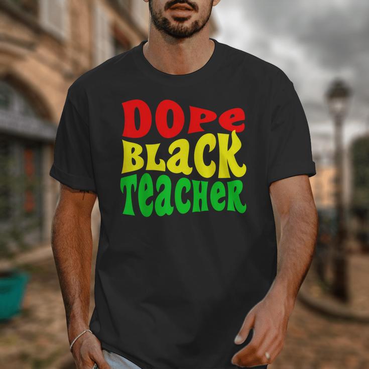 Dope Teacher African American Graduation History Month Unisex T-Shirt