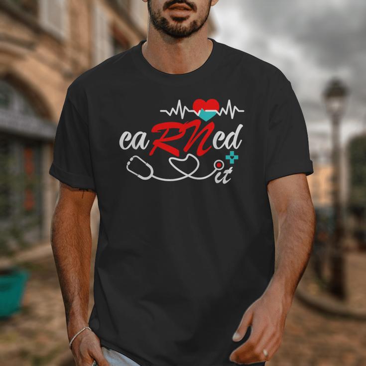 Earned It RN Nurse Graduation RN & LPN Nursing Unisex T-Shirt