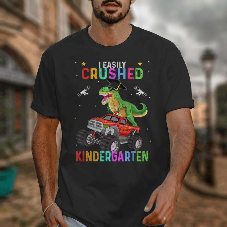 I Easily Crushed Kindergarten Graduation 2022 Truck Dinosaur Unisex T-Shirt