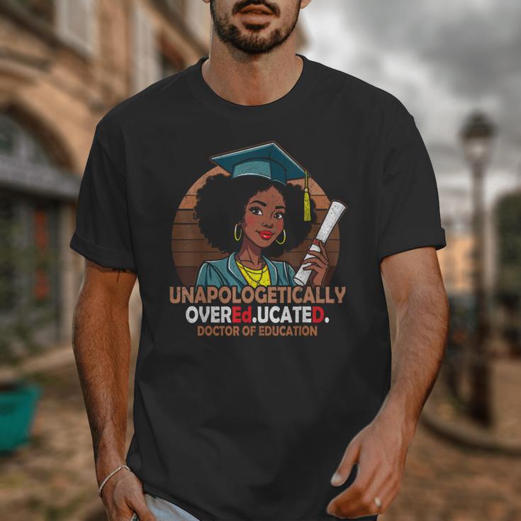 EdD Black Girls Doctor Of Education Graduation Black Women Unisex T-Shirt