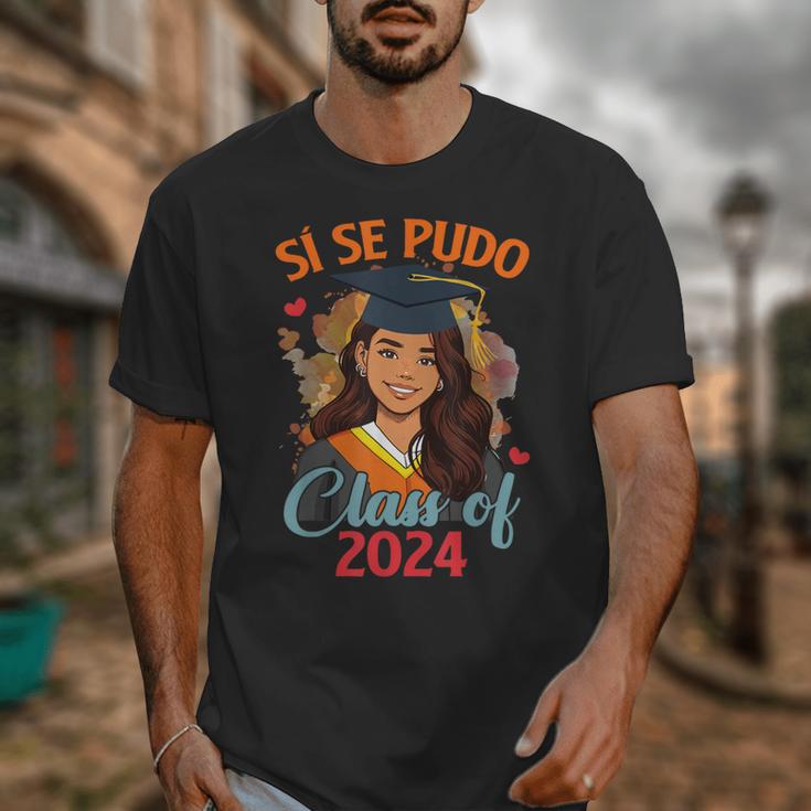 Educated Latina Graduation Day Grad Si Se Pudo Class Of 2024 Unisex T-Shirt