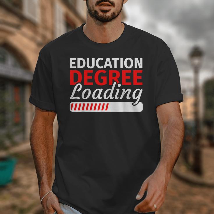 Education Major Shirts Teaching Degree Loading Graduation Unisex T-Shirt