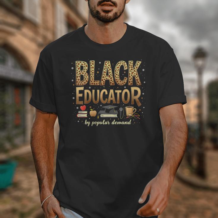 Educator By Popular Demand African American Book Lover Unisex T-Shirt