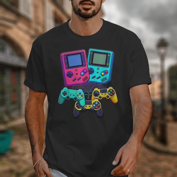 Eighties Console Controller Gaming Player Gadget Nostalgia Unisex T-Shirt