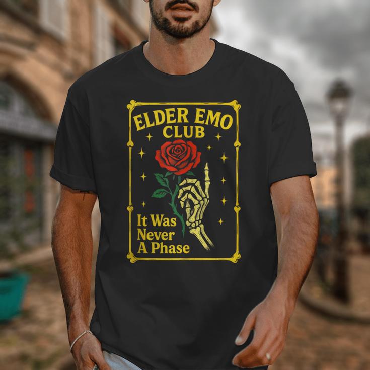 Elder Emo Club Emo Gothic Music Nostalgia Unisex T-Shirt