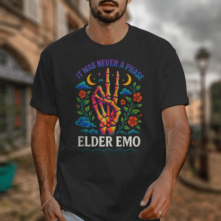 Elder Emo Nostalgia Skeleton Hand Unisex T-Shirt Elder Emo Nostalgia Skeleton Hand Unisex T-Shirt