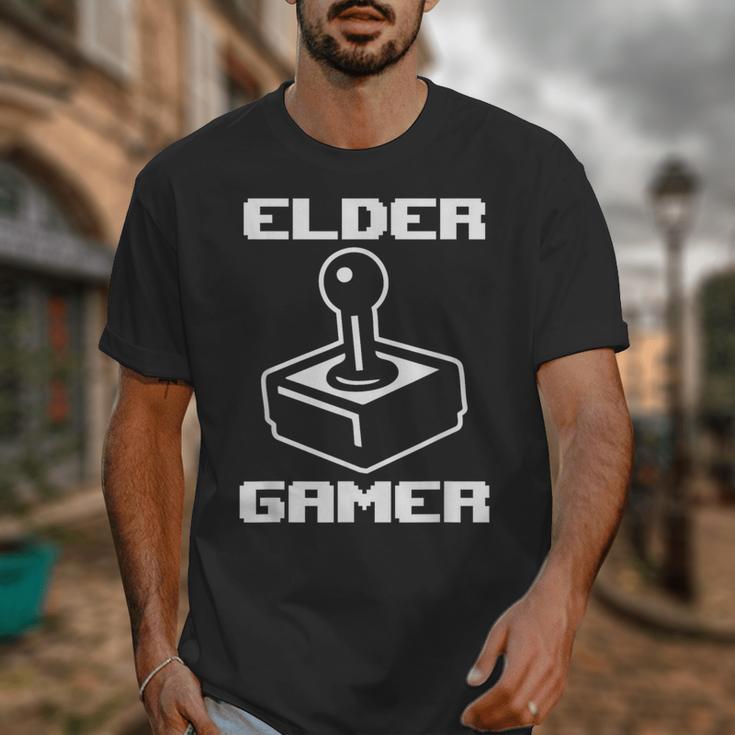 Elder Gamer Retro Video Game Nostalgia Old Gamer Unisex T-Shirt