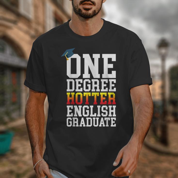 English Major Shirt Now Hotter By One Degree Graduation Unisex T-Shirt