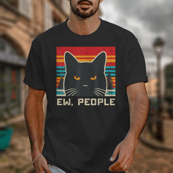 Ew People Cat Saying Introvert Women Men Kids Unisex T-Shirt Ew People Cat Saying Introvert Women Men Kids Unisex T-Shirt