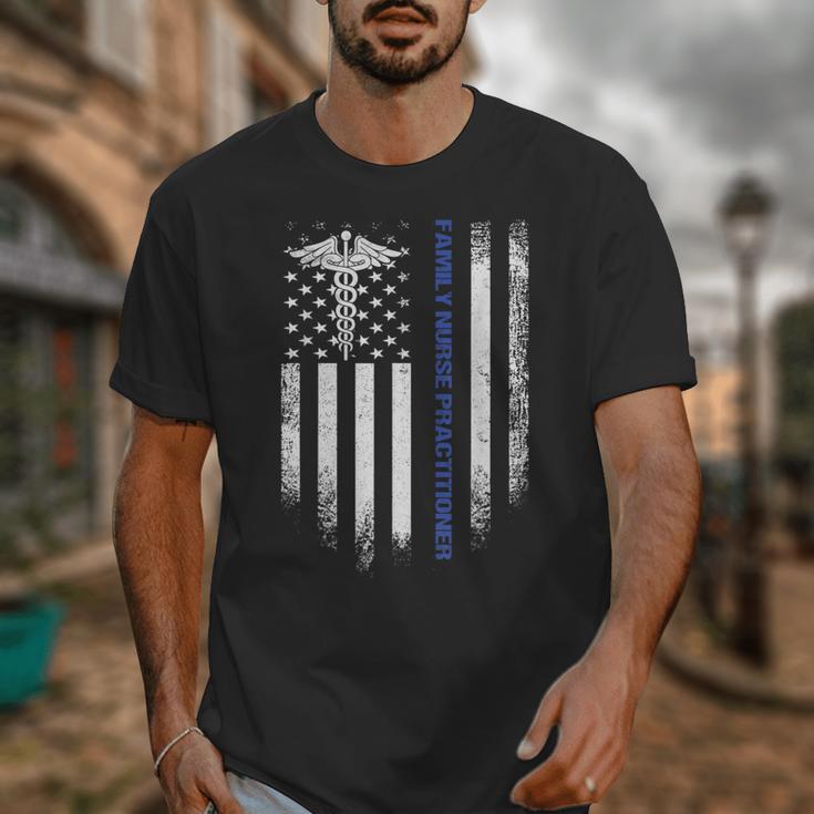 Family Nurse Practitioner Flag FNP Nursing Graduation Unisex T-Shirt