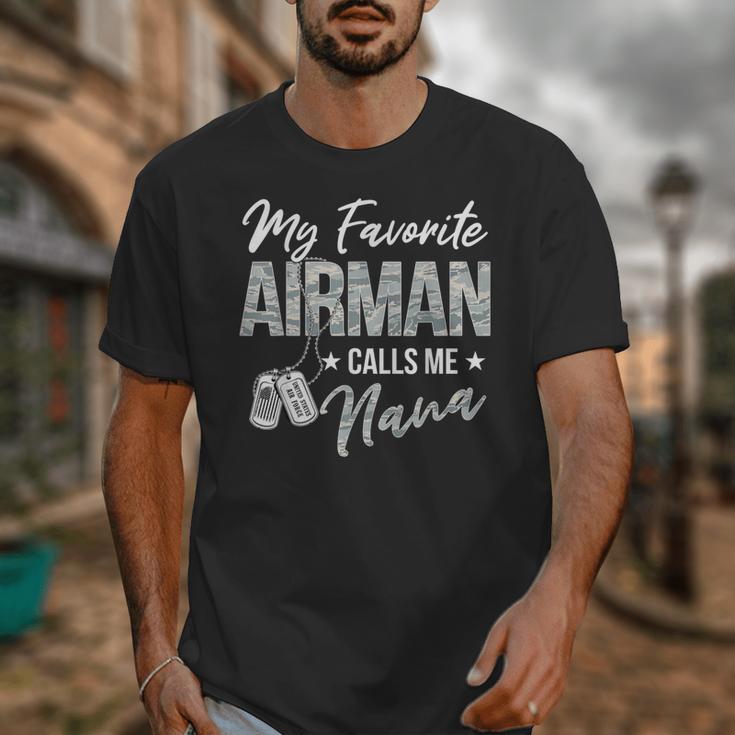 My Favorite Airman Calls Me Nana US Air Force Graduation Unisex T-Shirt