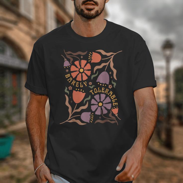 Floral Pride & Prejudice Barely Tolerable Book Lover Bookish Unisex T-Shirt Floral Pride & Prejudice Barely Tolerable Book Lover Bookish Unisex T-Shirt
