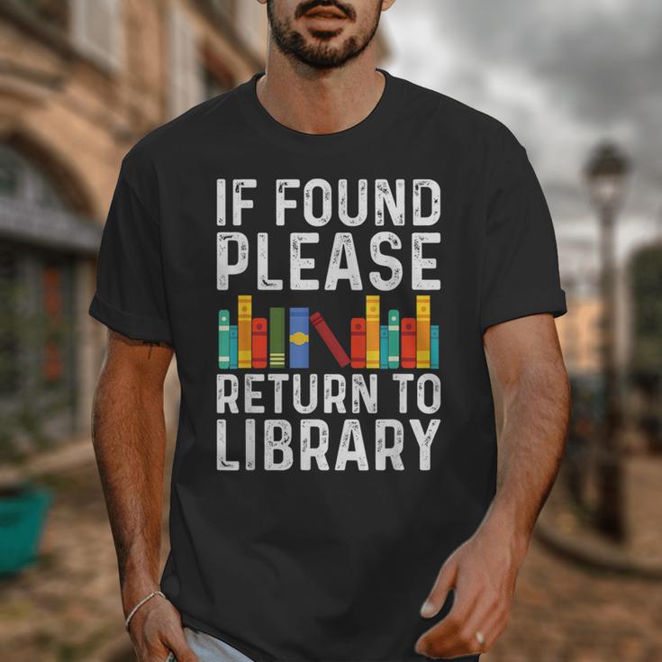 If Found Please Return To Library Book Lover Unisex T-Shirt