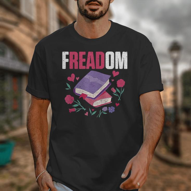 Freadom Anti Ban Books Freedom To Read Book Reading Unisex T-Shirt