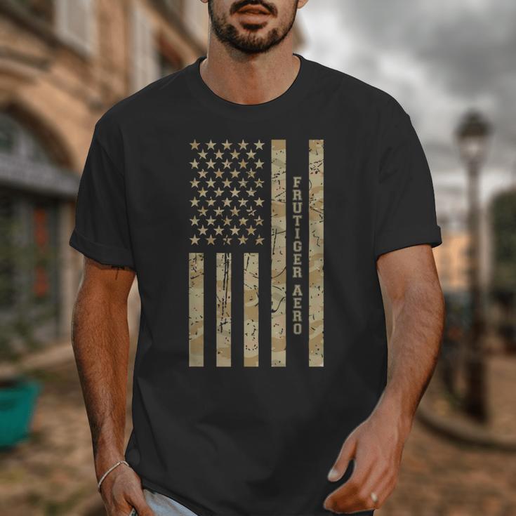 Frutiger Aero Aesthetic Retro Tech Desert Camo Distressed Unisex T-Shirt