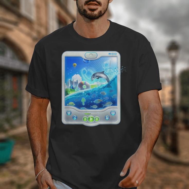 Frutiger Aero Skeuomorphism User Interface Nostalgia Unisex T-Shirt