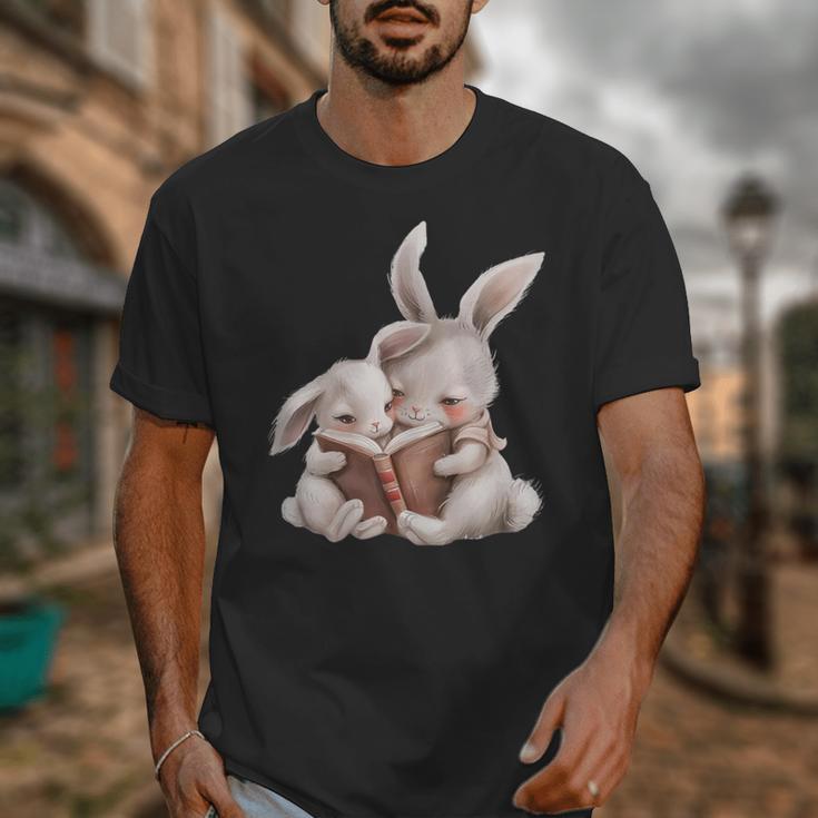 Funny Book Reading Quote For Women And Girls Rabbits Unisex T-Shirt